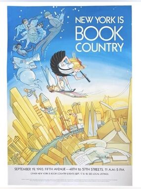 Hilary Knight poster “New York is Book Country Poster”  1993  Eloise